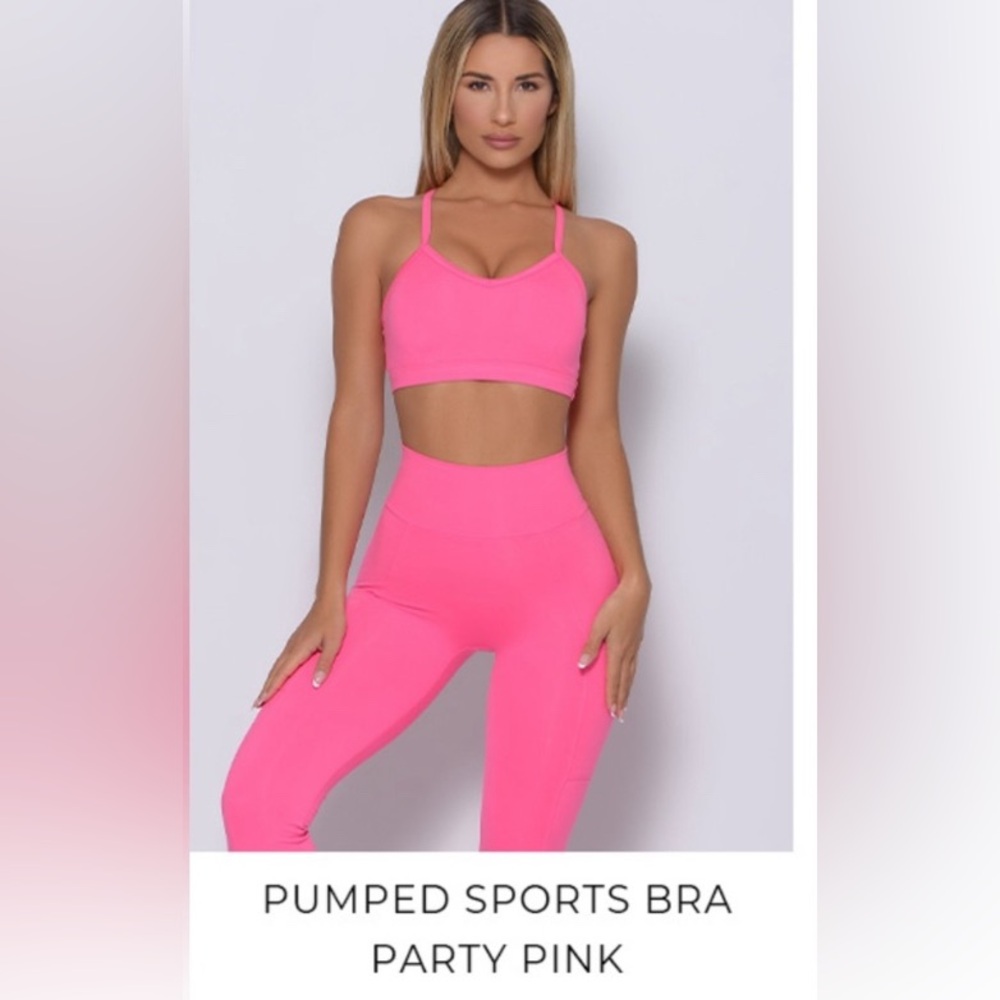 Bombshell Sportswear Curves leggings, and Pumped Up sport bra Set in par…